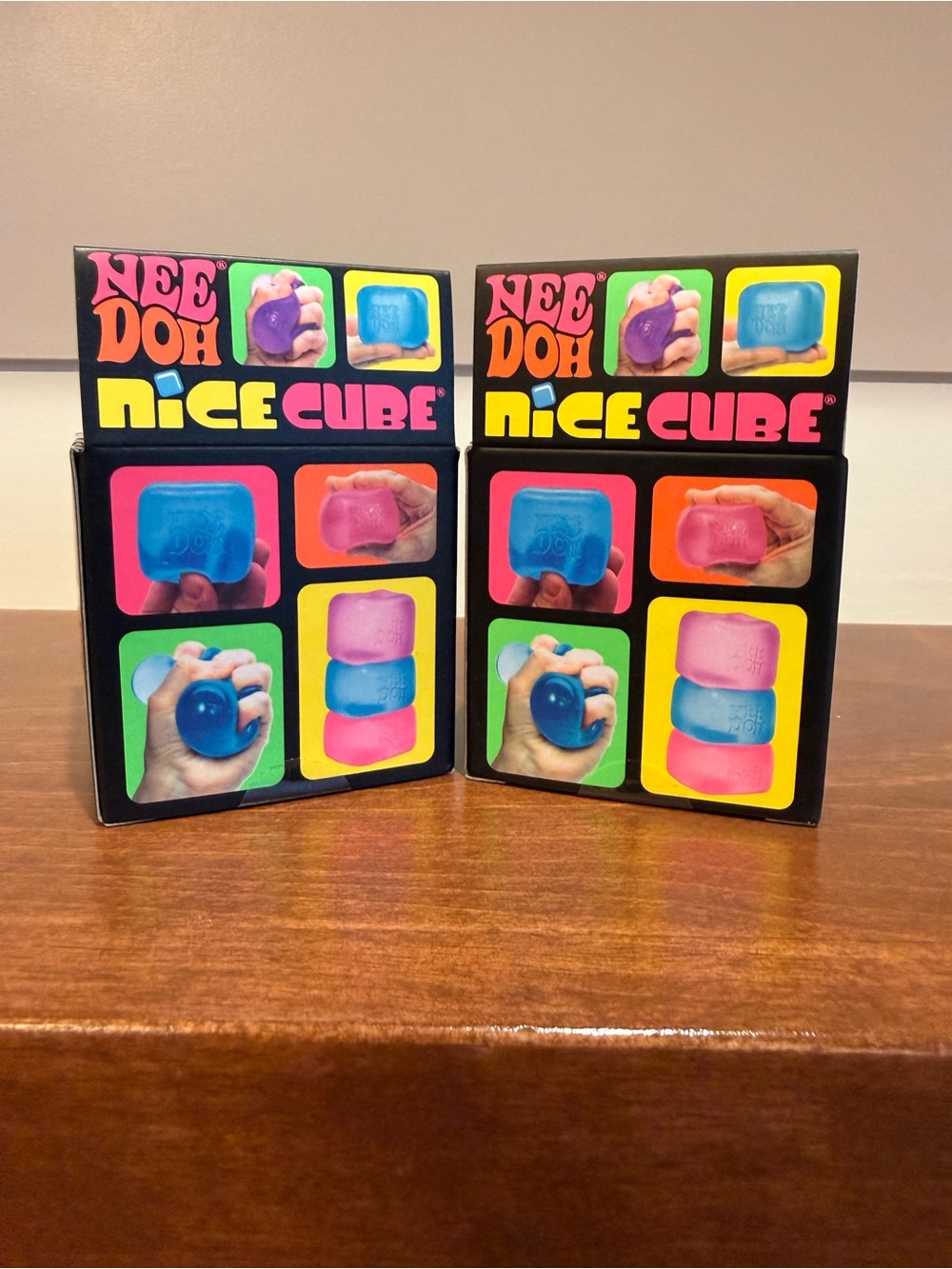 NeeDoh Nice Cube Bundle - Blue & Pink (Set of 2) 💙💗 - Picture 3 of 6